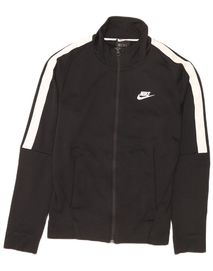 Мужской спортивный костюм Nike XS, черный, хлопковый с цветными блоками
