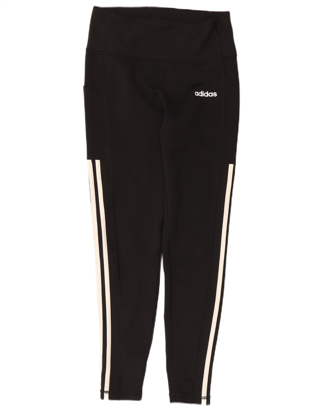 Женские леггинсы Adidas Climalite UK 12/14, средний черный полиэстер
