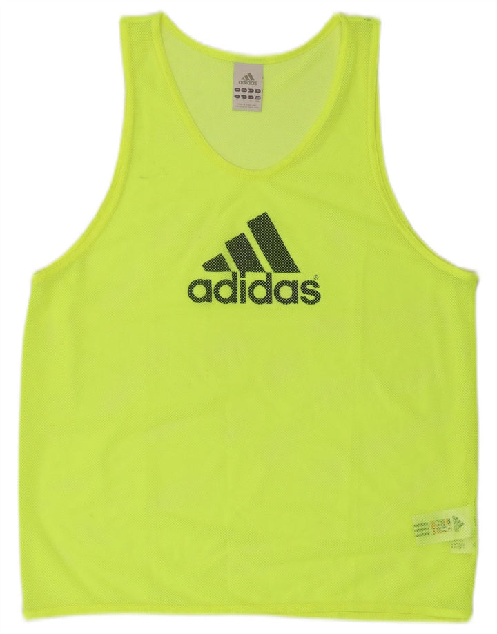 Мужской жилет Adidas с графическим рисунком, маленький желтый полиэстер