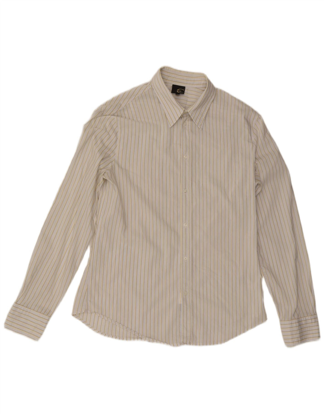 Мужская рубашка Just Cavalli 3XL белая в тонкую полоску