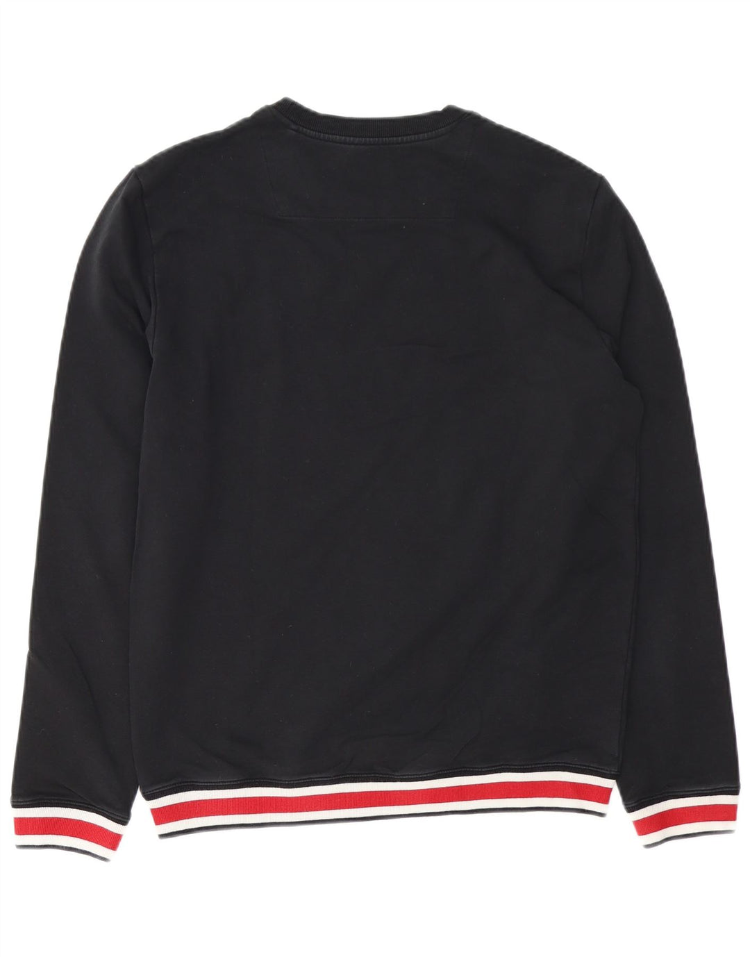 Мужской джемпер приталенного кроя GUESS UK 40, средний черный с цветными блоками