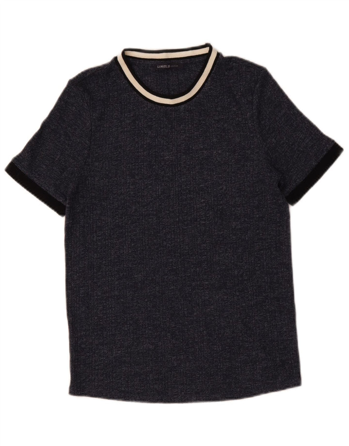 Женская футболка Marks & Spencer Top UK 14 Medium Navy Blue в крапинку