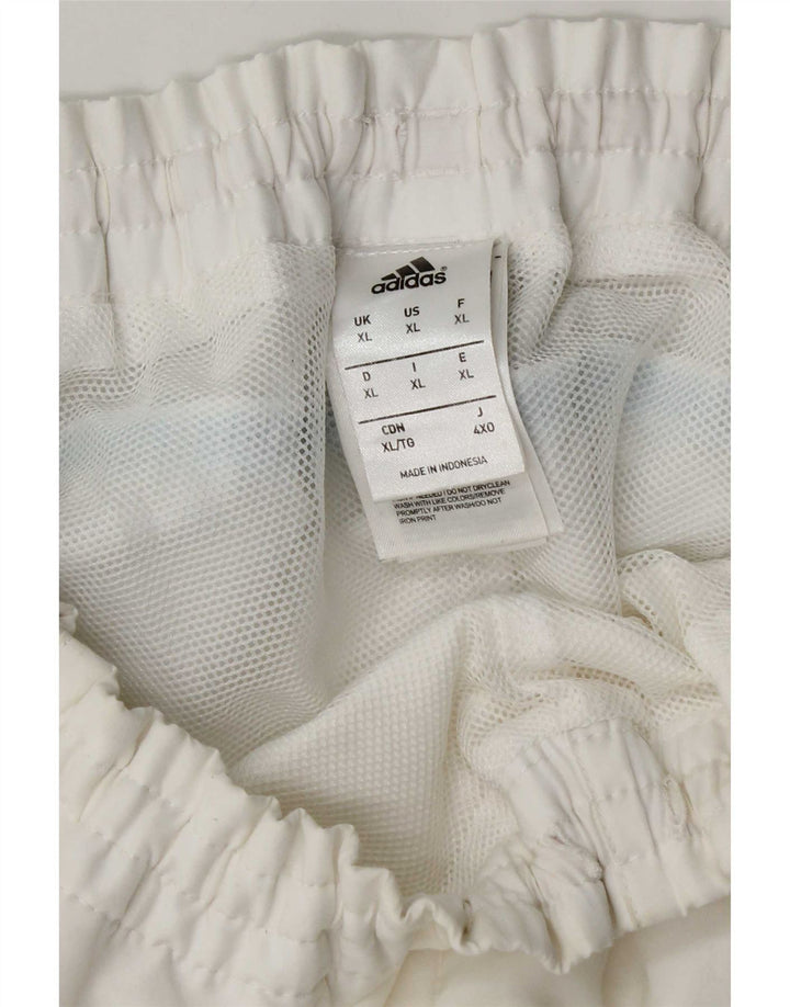 Мужские спортивные шорты Adidas XL из белого полиэстера