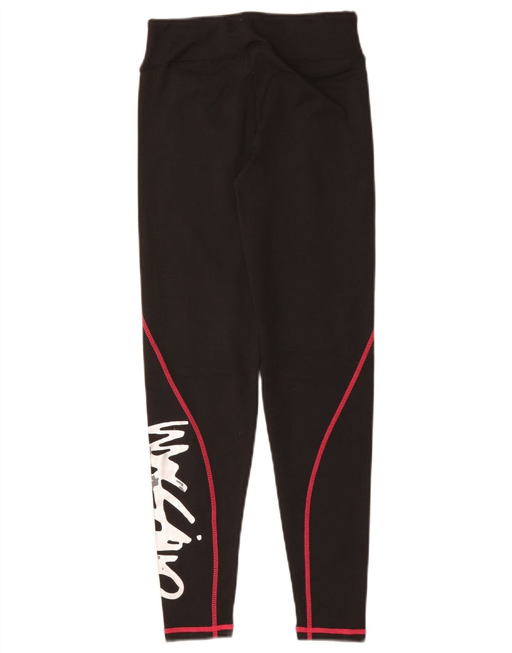 Леггинсы с рисунком MOSSIMO для девочек 9-10 лет, черные