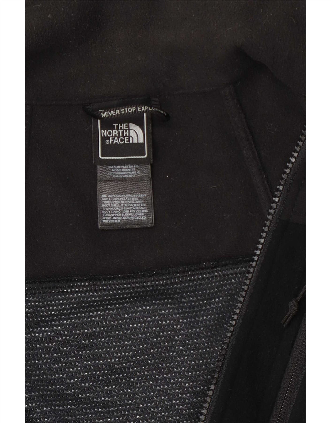 Мужская дождевик The North Face UK 40, большая черная полиэстер с цветными блоками