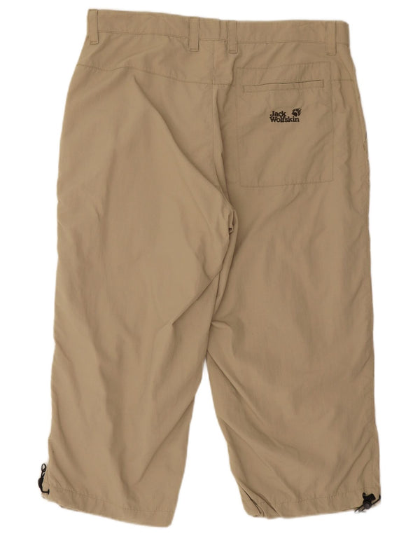 Mens Straight Cargo Capri Trousers W34 L21