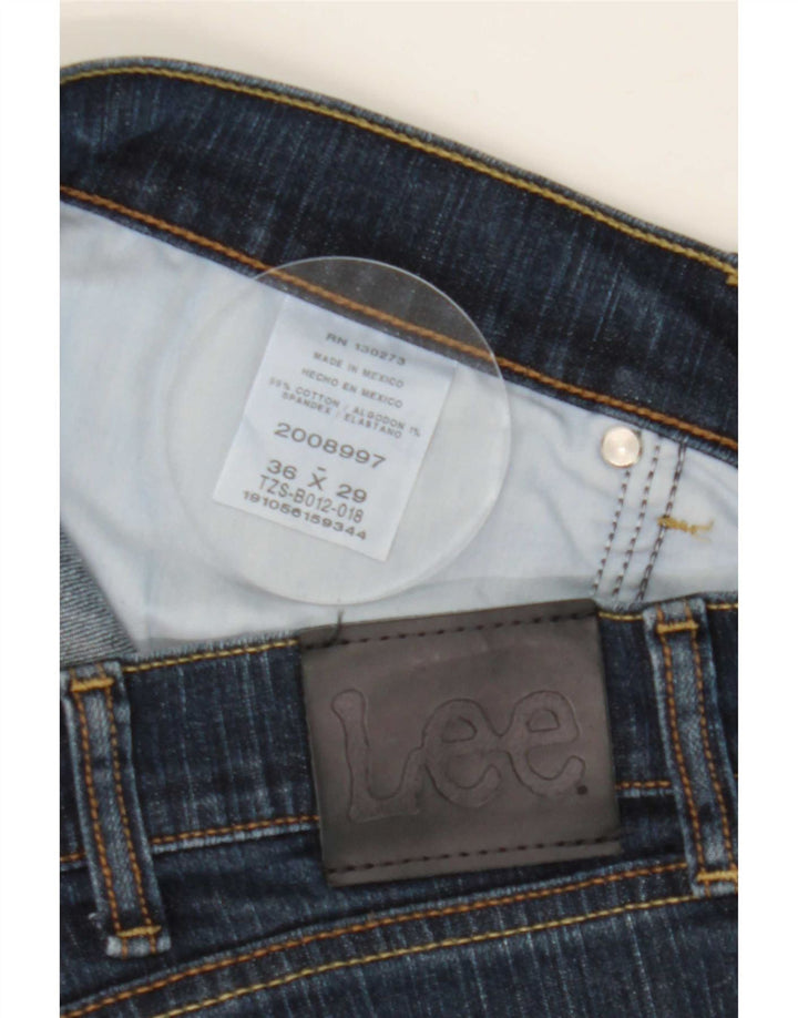 Мужские прямые джинсы Lee W36 L29, синий хлопок