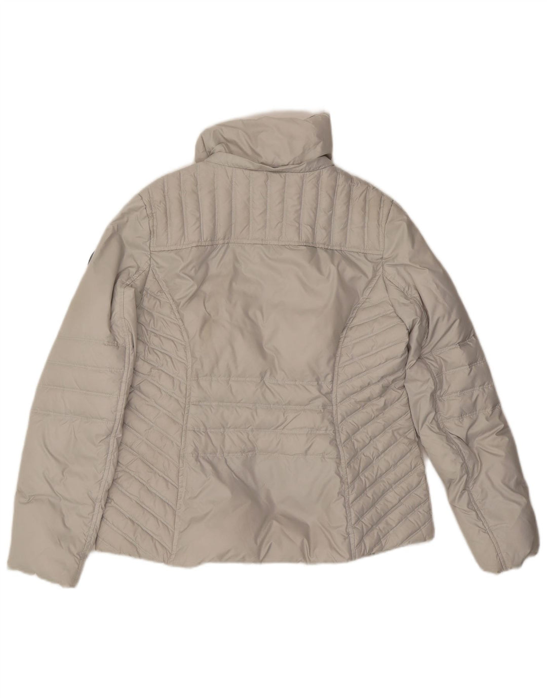 Guess Женская стеганая куртка UK 16, большая серая