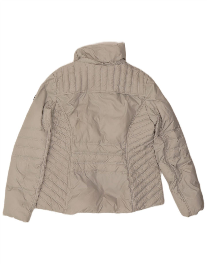 Guess Женская стеганая куртка UK 16, большая серая