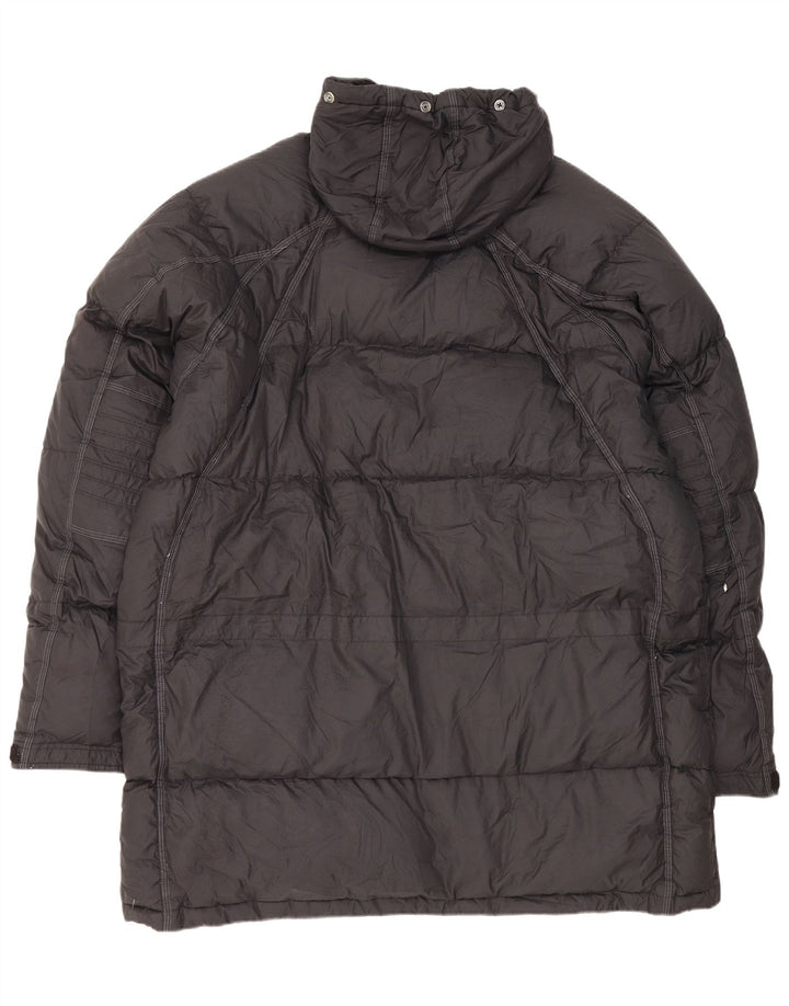 Мужская стеганая куртка с капюшоном Nike UK 44 2XL, черный полиэстер
