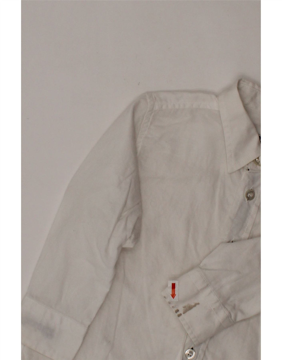 Рубашка CESARE PACIOTTI 4US для мальчиков 9-12 месяцев, белый хлопок