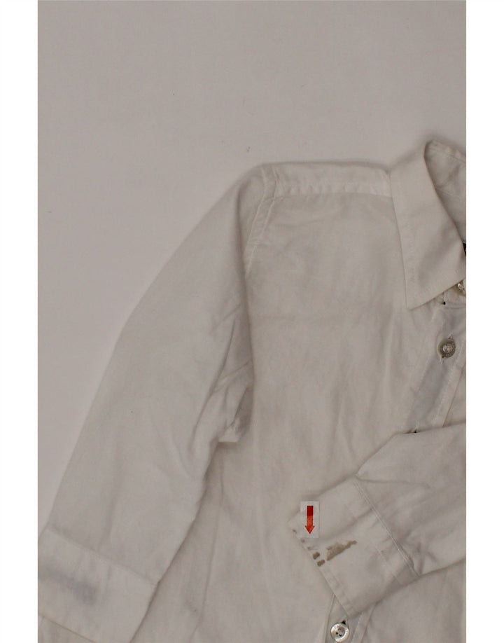 Рубашка CESARE PACIOTTI 4US для мальчиков 9-12 месяцев, белый хлопок