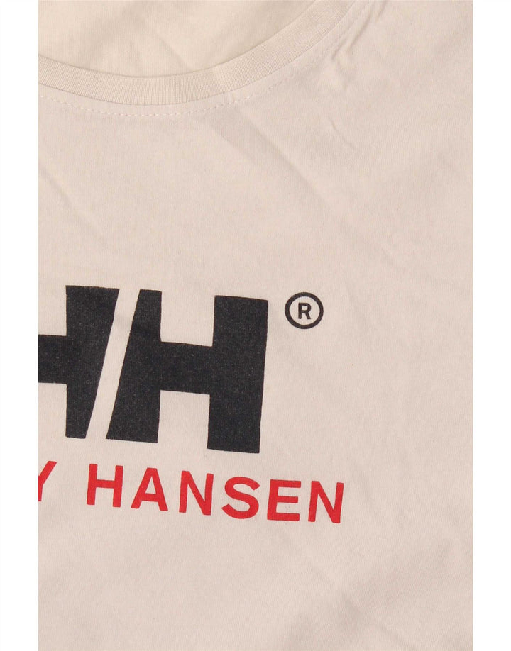 Мужская футболка с рисунком Helly Hansen, большая белая