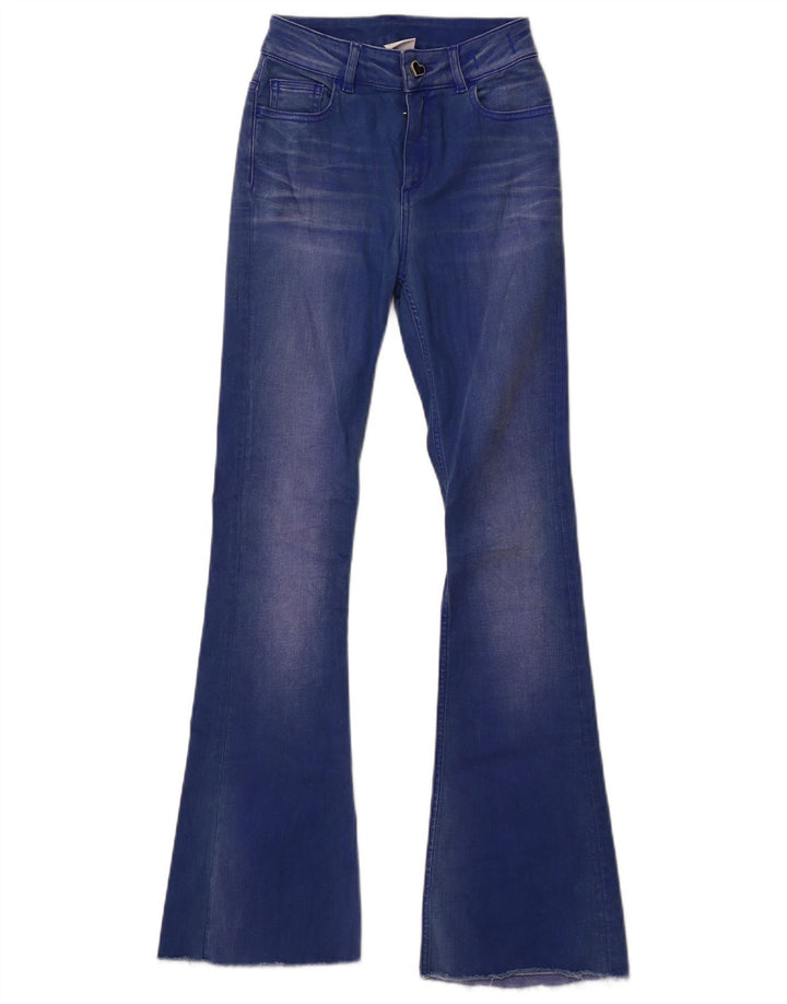 Женские расклешенные джинсы Twinset W26 L30, синий хлопок