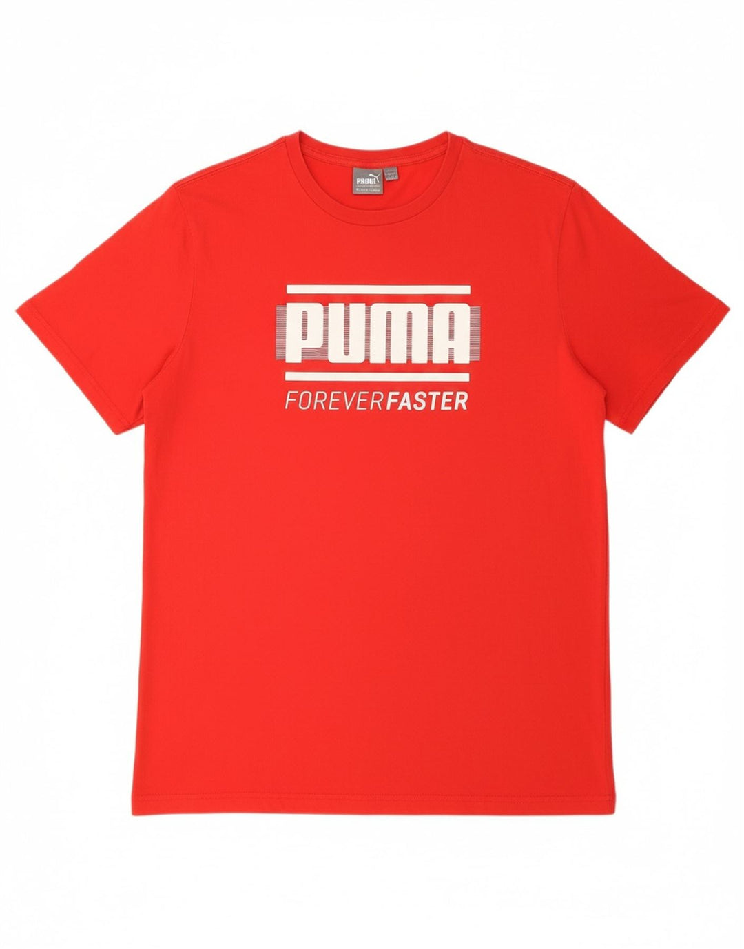 PUMA Mens Graphic T-Shirt Top 2XL Red Cotton