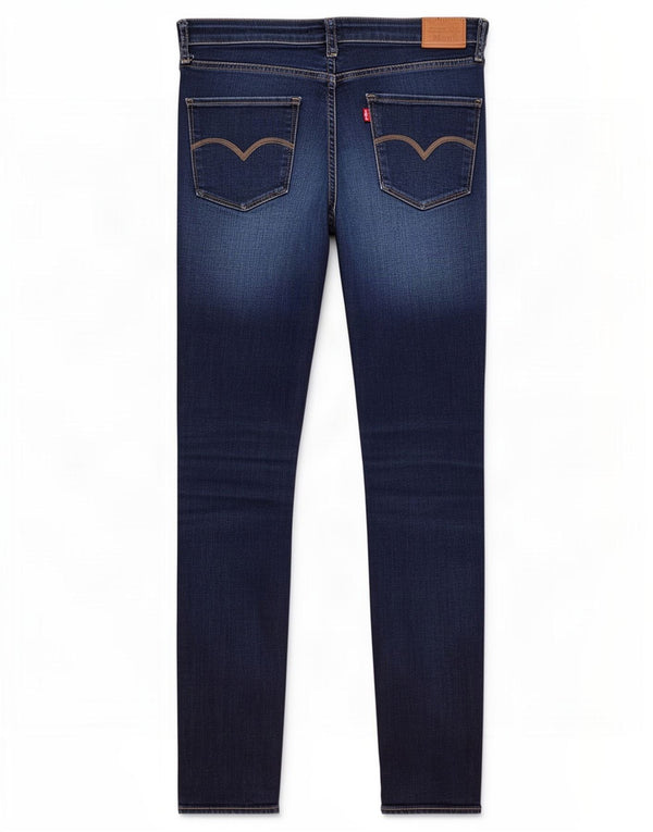 Женские джинсы скинни Levi's 721 с высокой посадкой W32 L32 Синие, хлопок