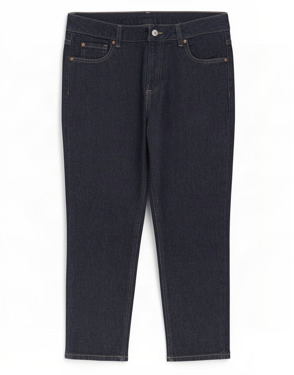 Женские укороченные джинсы Marks & Spencer UK 12 Medium W32 L24 Темно-синие