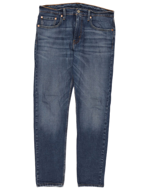 Мужские зауженные джинсы Levi's 512 W32 L32 синие, хлопок