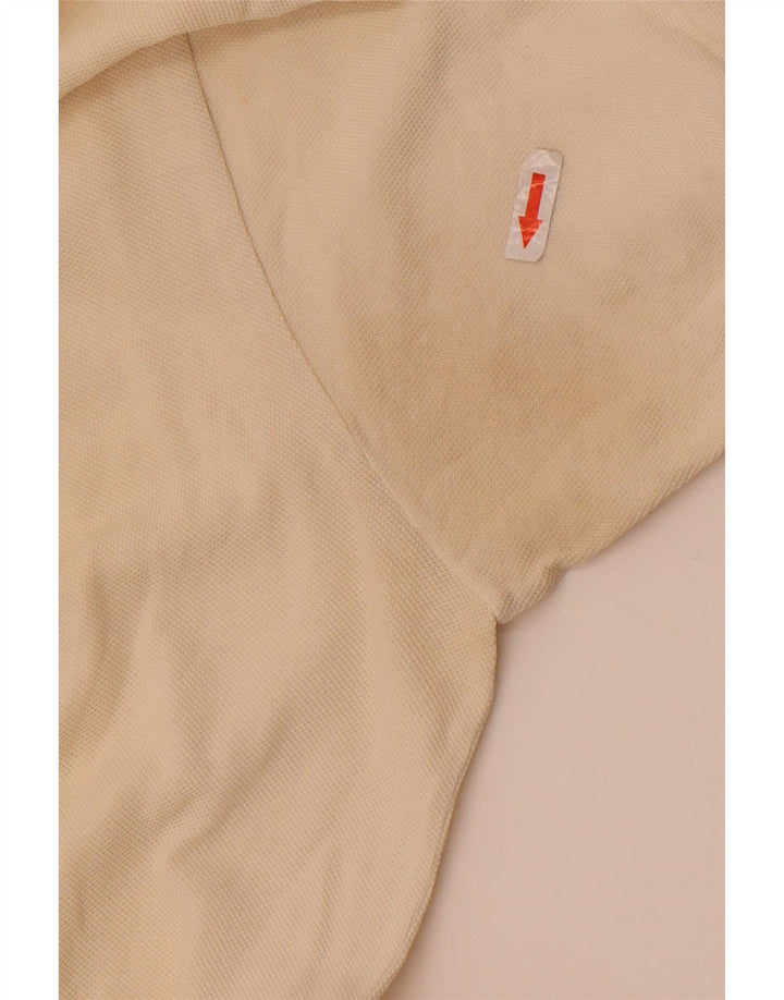 Мужская рубашка-поло Lacoste, размер 6 XL, белый хлопок