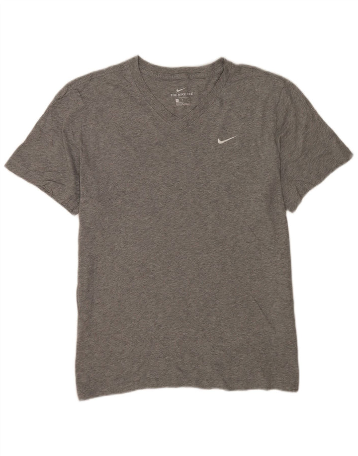 Мужская футболка Nike, большая, серая