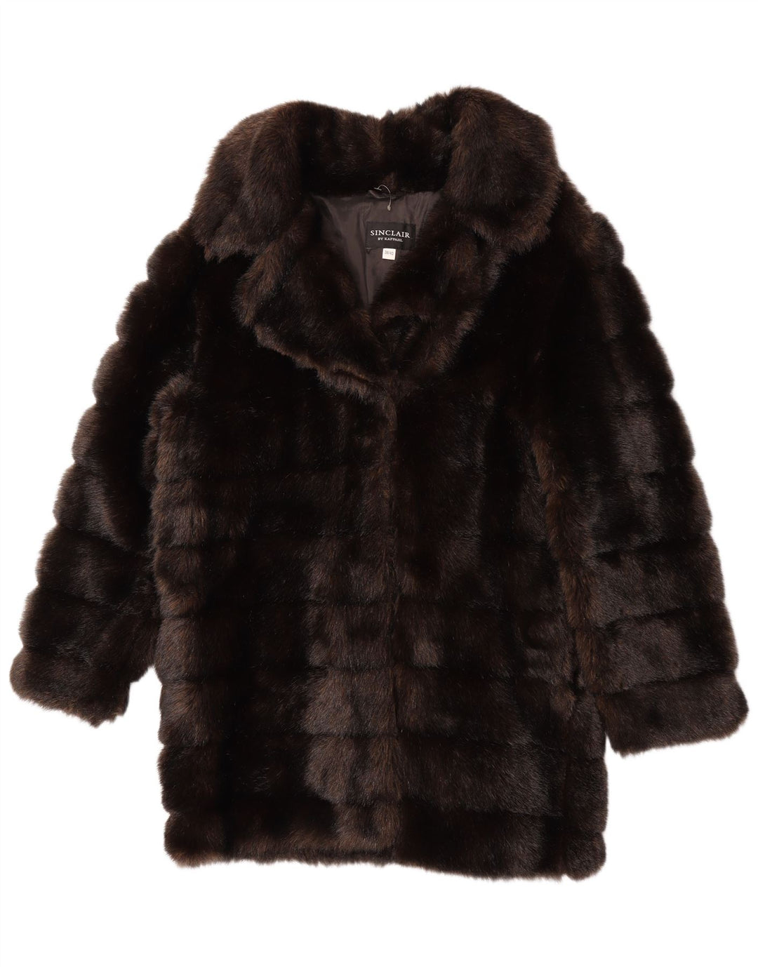 Sinclair Женское пальто из искусственного меха EU 38/40 Средне-коричневый модакрил