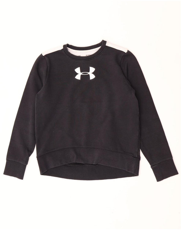 Женский джемпер-толстовка Under Armour UK 14, средний черный цвет с цветными блоками