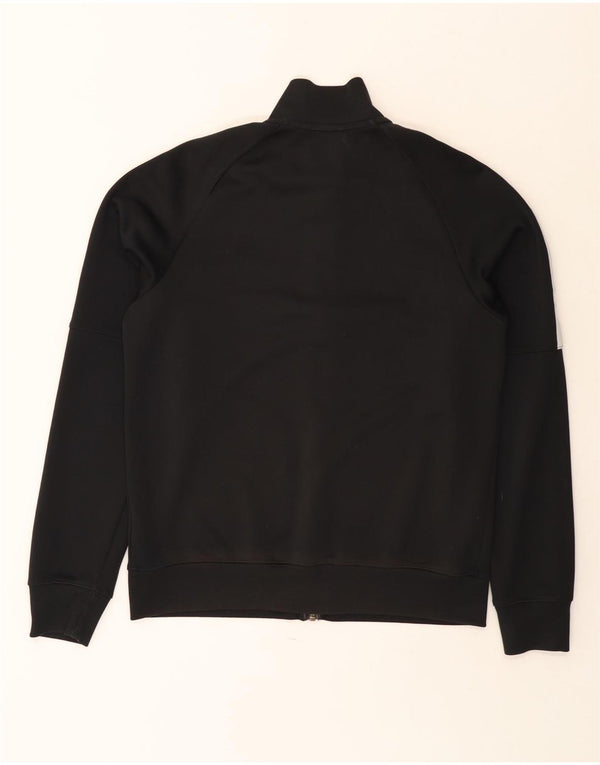 Мужская спортивная куртка Nike, средний черный полиэстер с цветными блоками