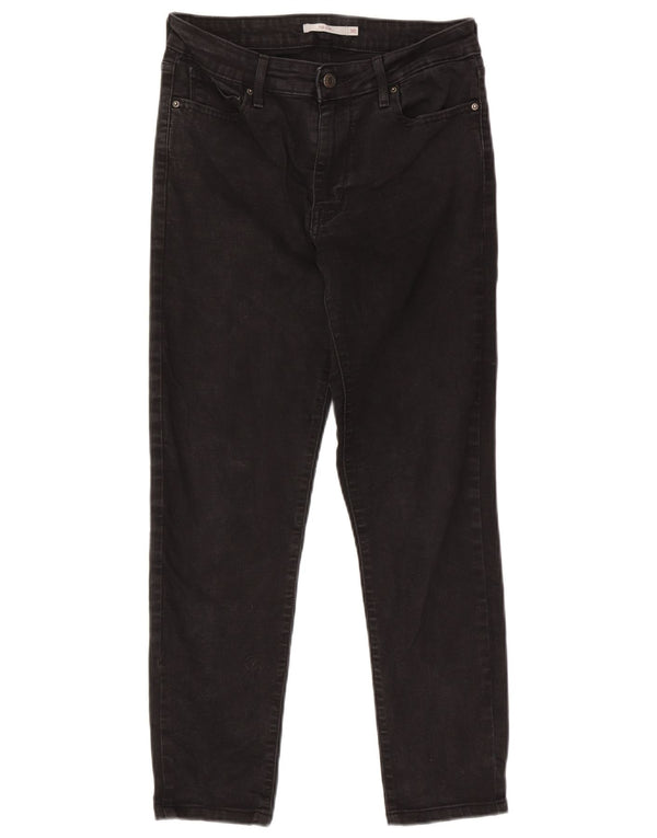 Женские джинсы Levi's 712 Slim W30 L27, черный хлопок