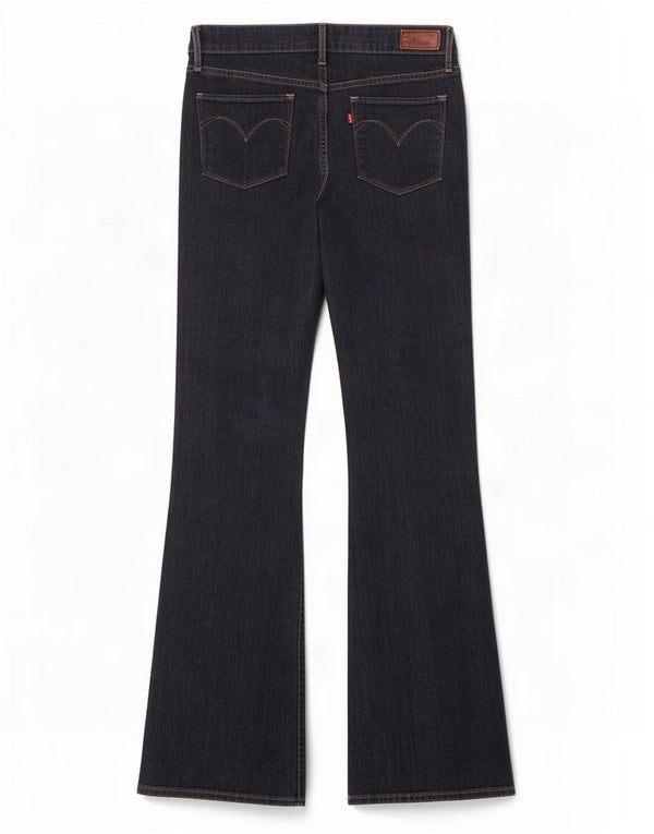 Женские расклешенные джинсы Levi's W27 L32 Темно-синие, хлопок