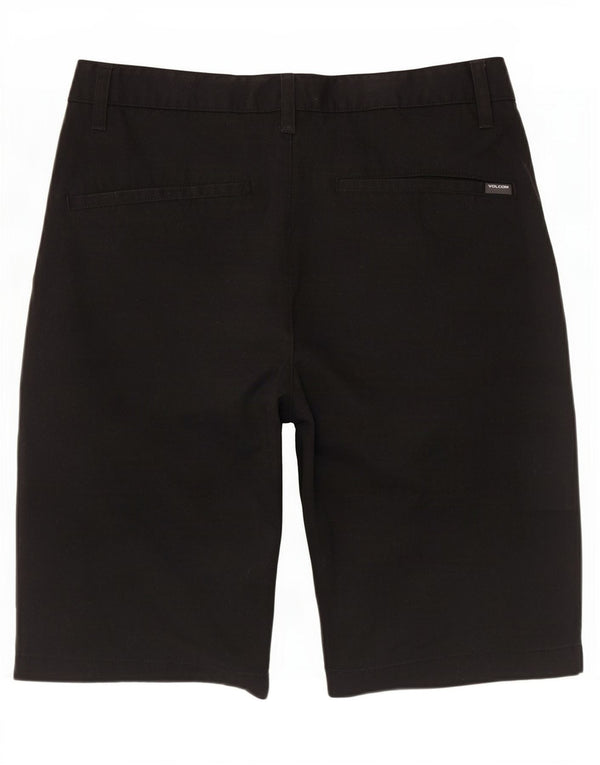Мужские шорты чинос Volcom W30, средние черные хлопковые