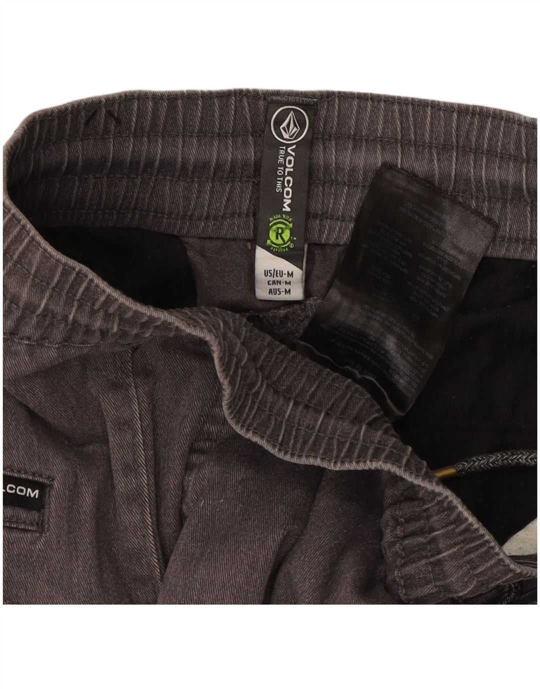 Женские брюки-чиносы Volcom для джоггеров, средний размер W30 L27, серый хлопок