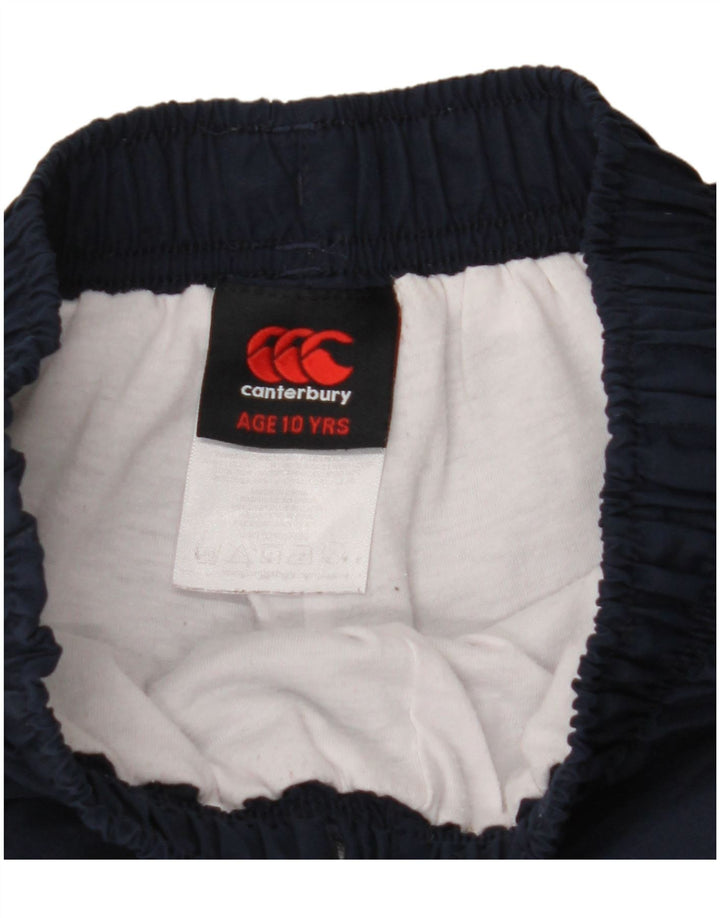 CANTERBURY Спортивный костюм с графическим рисунком для мальчиков, брюки для бега, 9–10 лет, темно-синий