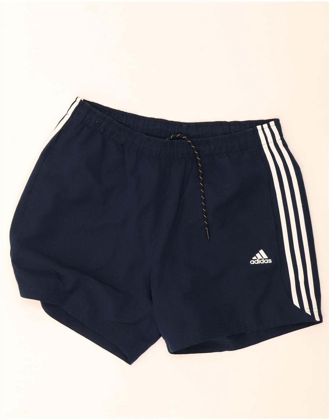 Мужские спортивные шорты Adidas Climalite XL темно-синие из полиэстера