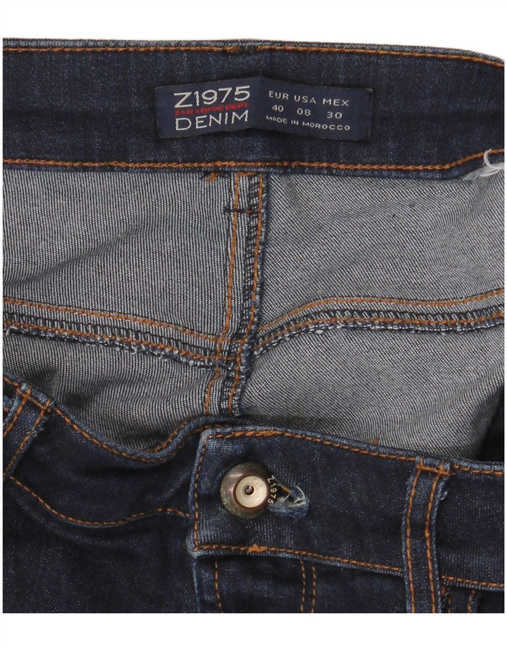 Женские расклешенные джинсы Zara EU 40 Medium W30 L32 Темно-синие