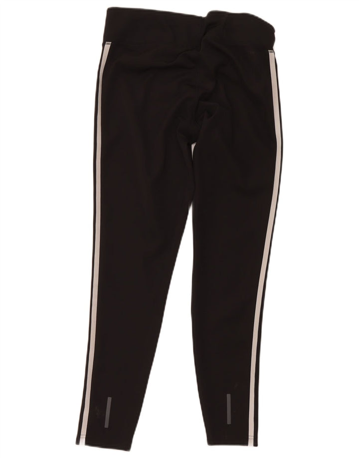 Женские укороченные леггинсы Adidas Climalite UK 12/14, средний черный полиэстер