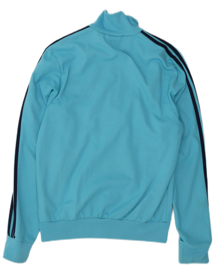 Мужской спортивный костюм Adidas, верхняя куртка, средний синий, хлопок с цветными блоками