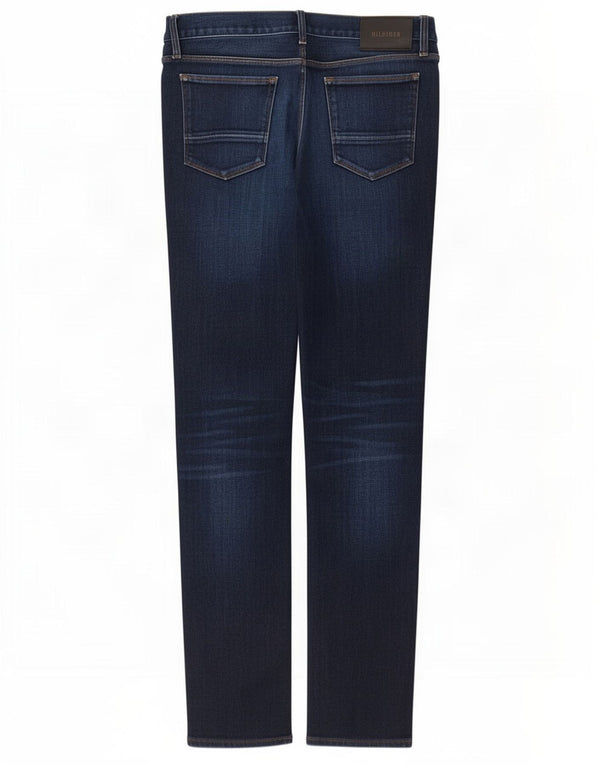Мужские прямые джинсы Tommy Hilfiger Denton W34 L34 темно-синие, хлопок