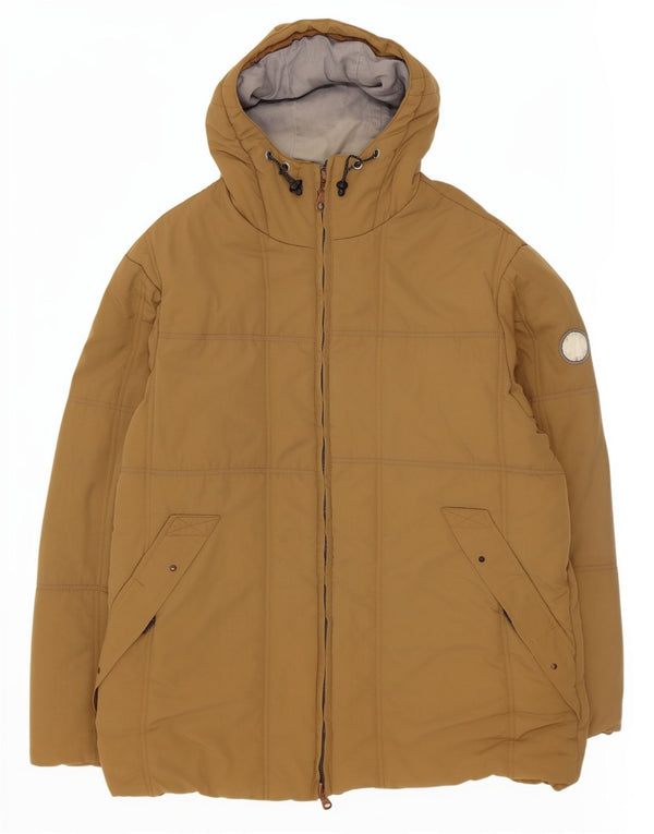 Мужская стеганая куртка с капюшоном Murphy & Nye UK 42 XL Бежевая