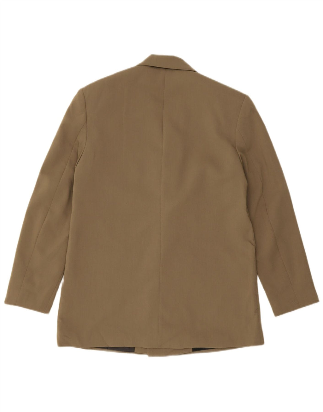 Мужской двубортный пиджак Zara UK 34 XS, полиэстер цвета хаки