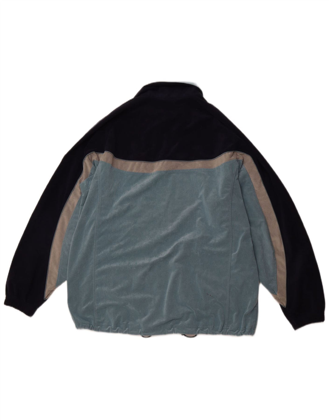 Мужской спортивный костюм ASICS, верхняя куртка, большая синяя спортивная куртка из полиэстера с цветными блоками