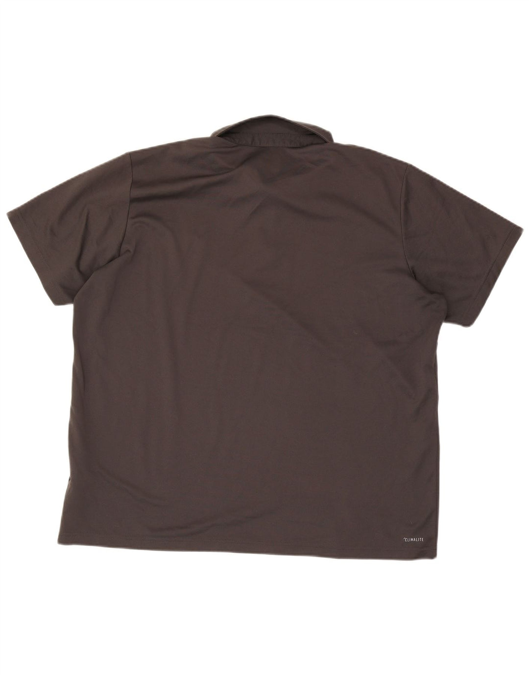 Мужская рубашка-поло Adidas Climalite 2XL серая, полиэстер