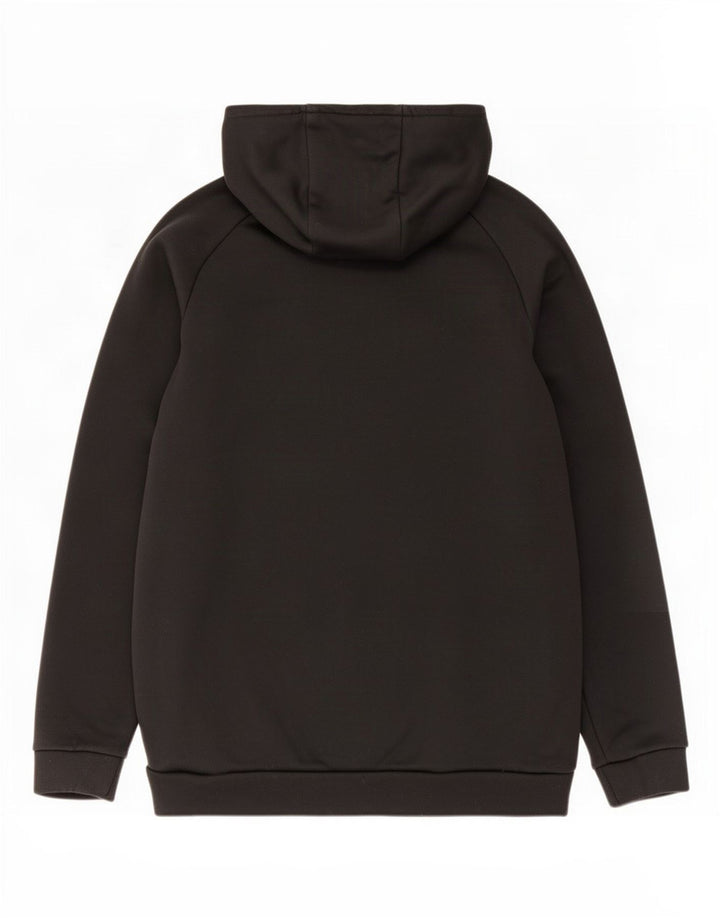 Мужской джемпер с капюшоном с графикой Nike Dri Fit, средний черный, полиэстер