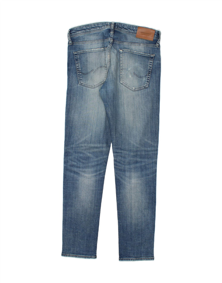 JACK & JONES Mens GLENN Slim Jeans W32 L32  Blue Cotton Vintage Jack & Jones and Second-Hand Jack & Jones from Messina Hembry 