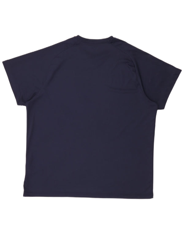 Мужская футболка Puma Top 3XL темно-синяя из полиэстера