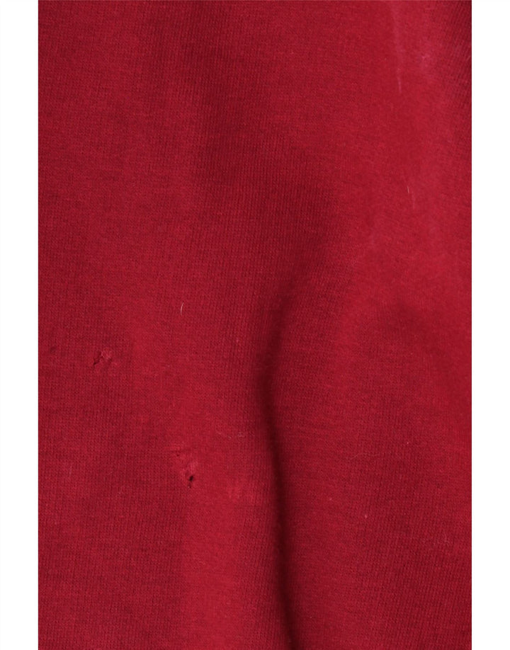 Мужской свитшот с рисунком GYMNASIUM, большой бордовый