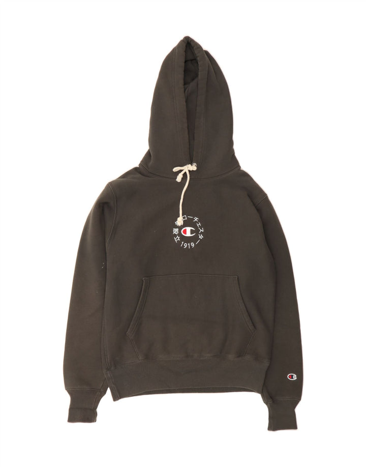 CHAMPION Mens Hoodie Jumper Small Grey Cotton Vintage Champion and Second-Hand Champion from Messina Hembry 