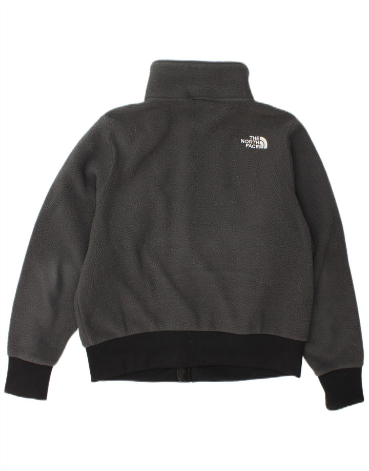 Женская флисовая куртка The North Face UK 14, средний серый цвет с цветными блоками