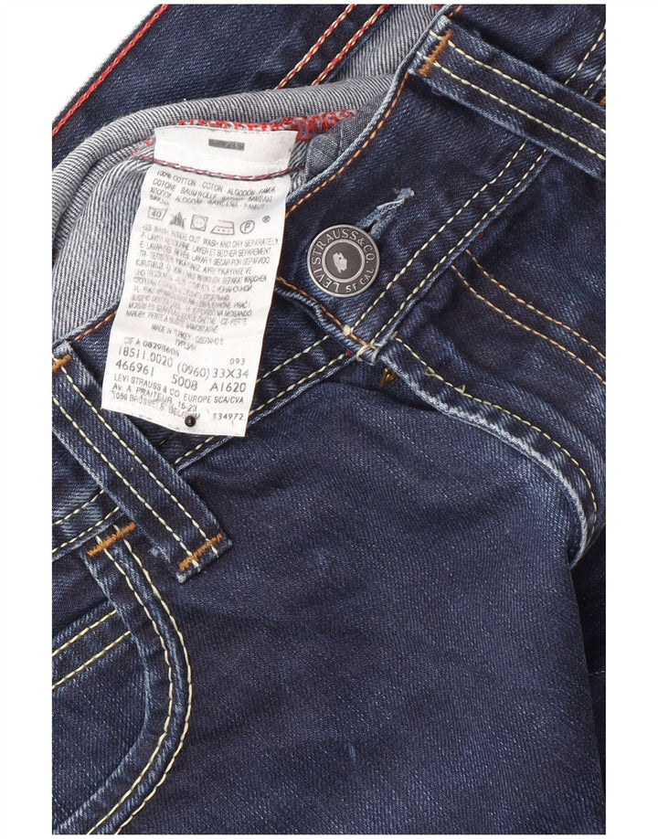 Мужские джинсы Levi's Slim 511 W33 L34 синие, хлопок