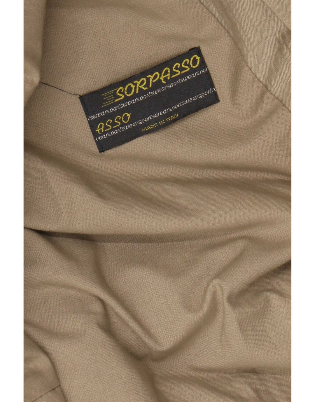Винтажный мужской тренч UK 42 XL бежевый