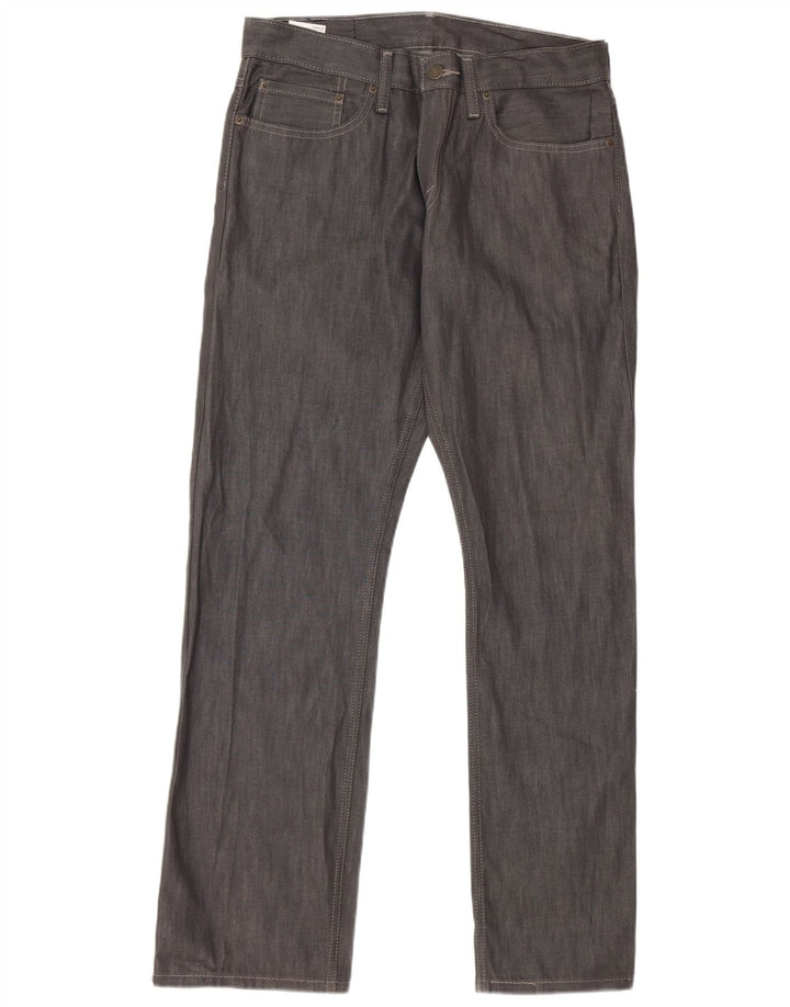 Мужские прямые джинсы LEVI'S W32 L32 Серые, хлопок